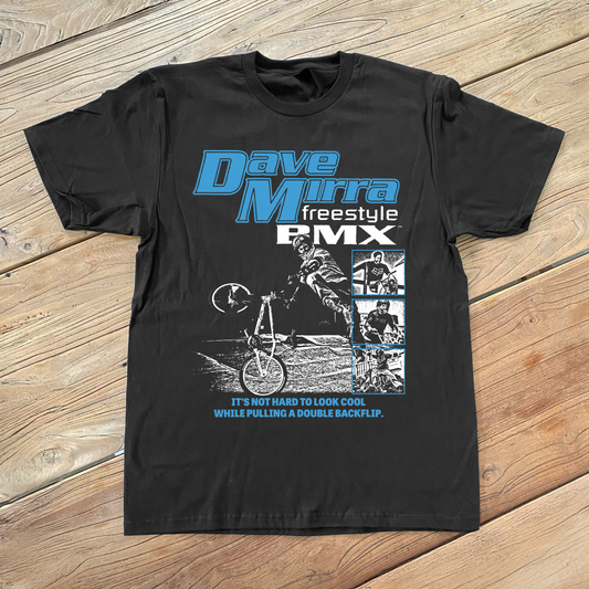 DAVE MIRRA FREESTYLE BMX PROMO BLACK T-SHIRT