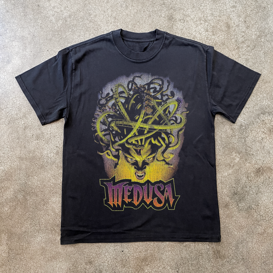 '99 MEDUSA SIX FLAGS BLACK T-SHIRT