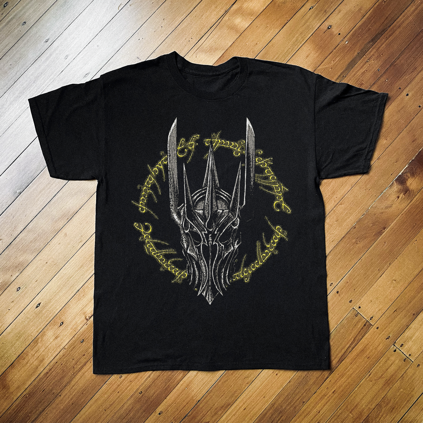 SAURON LORD OF THE RINGS BLACK T-SHIRT