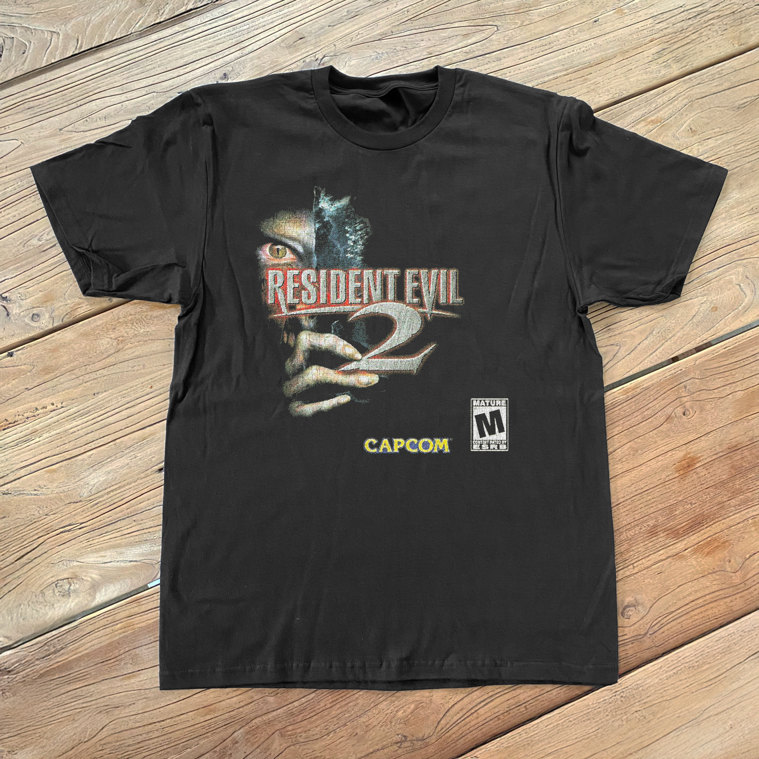 RESIDENT EVIL 2 BLACK T-SHIRT