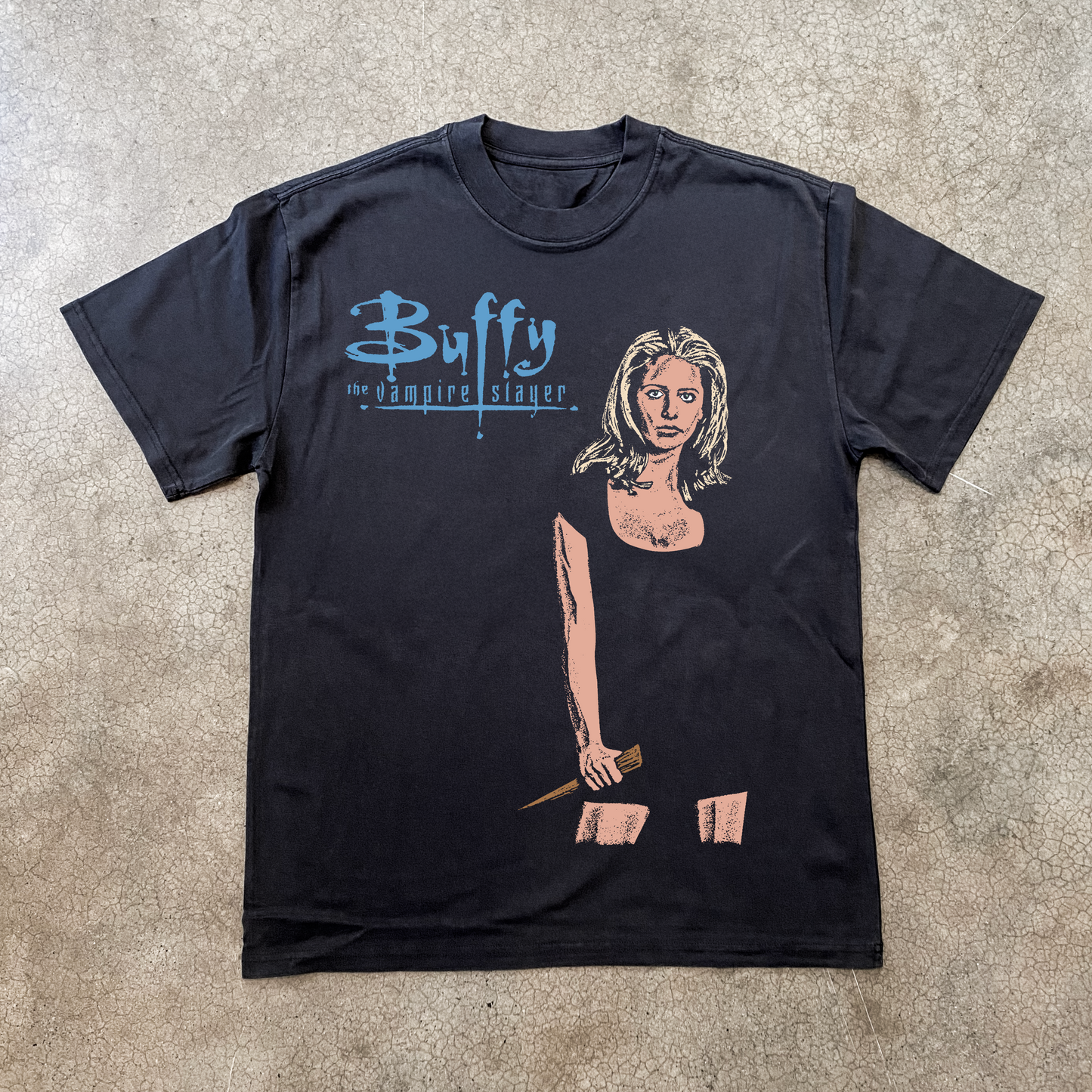 BUFFY THE VAMPIRE SLAYER BLACK T-SHIRT