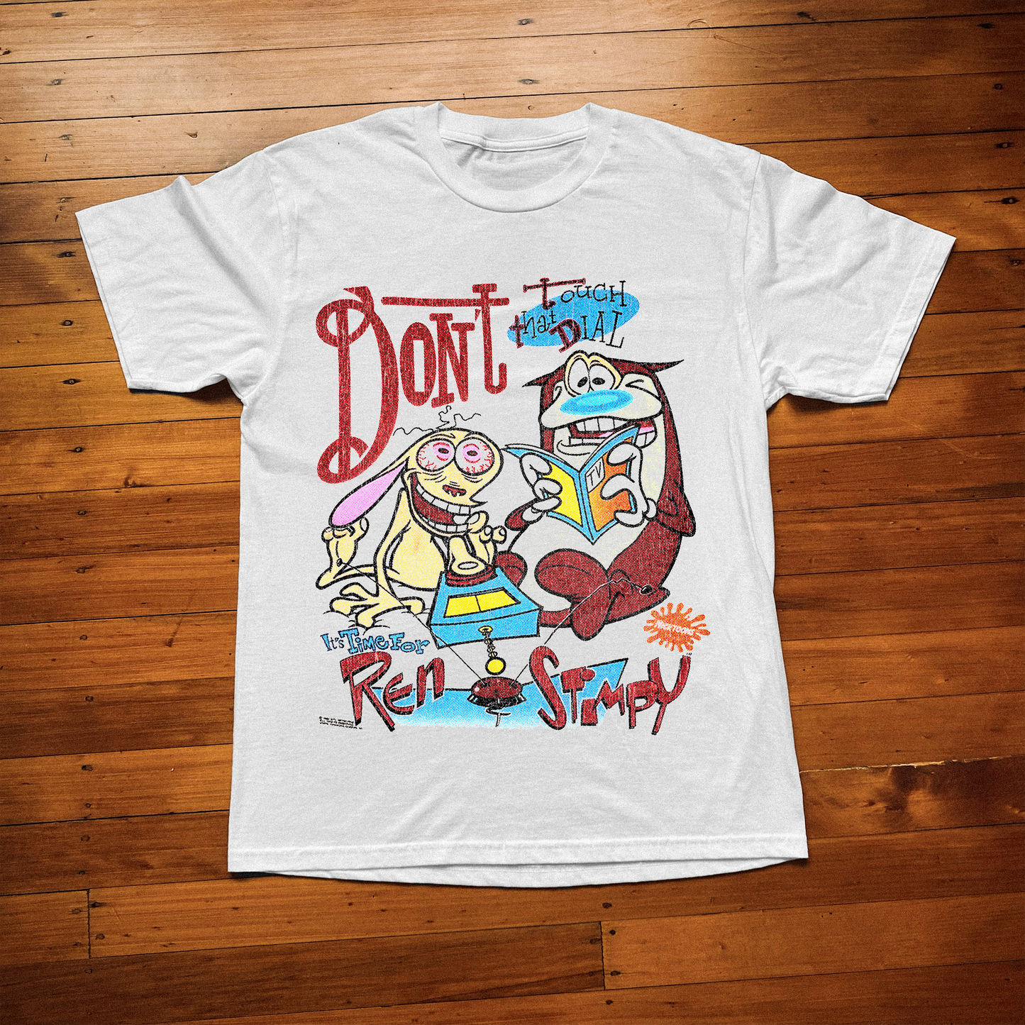 REN & STIMPY WHITE T-SHIRT