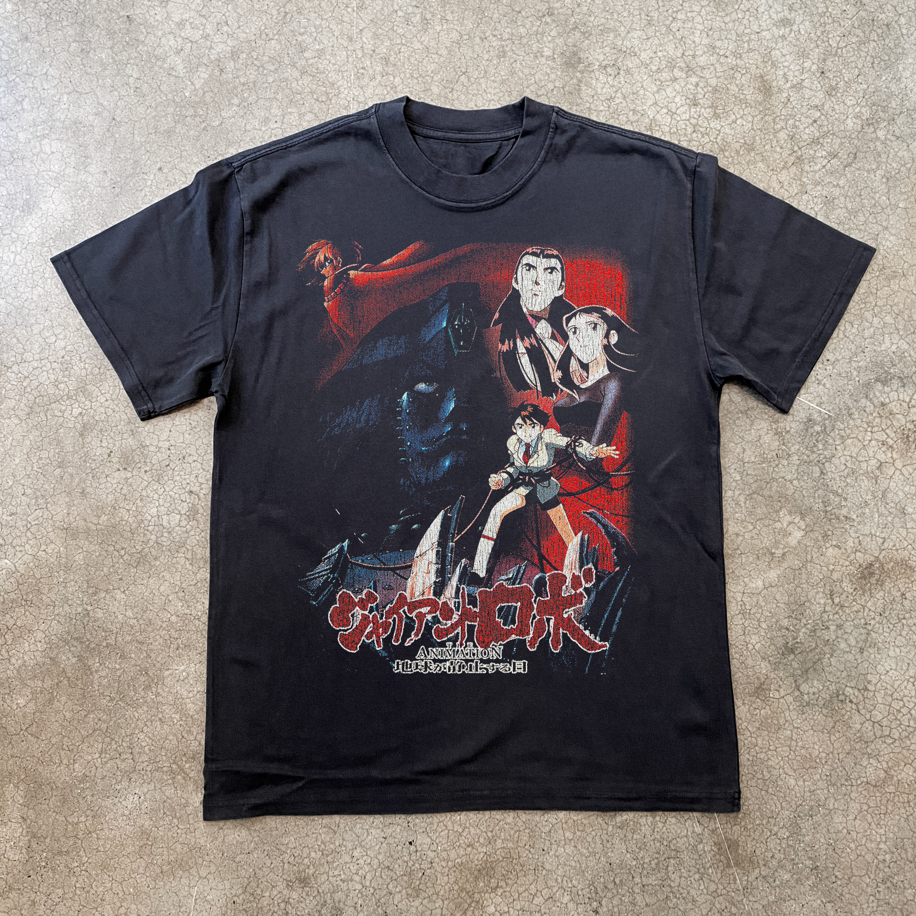 '92 GIANT ROBO BLACK T-SHIRT