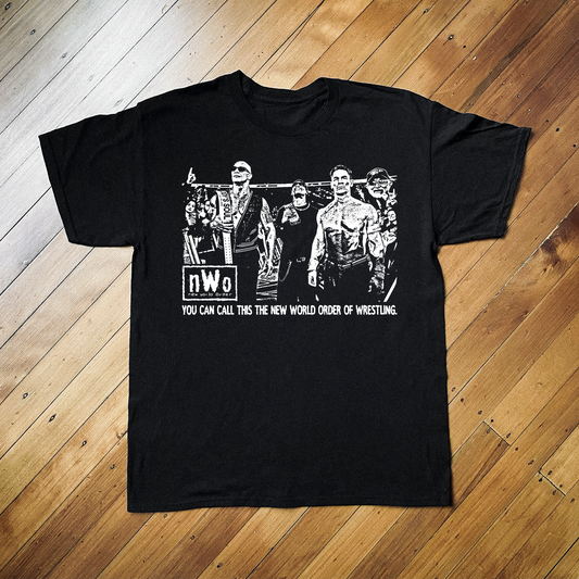 NWO THE ROCK, TRAVIS SCOTT, & JOHN CENA BLACK T-SHIRT