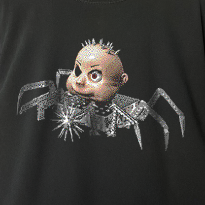 BABYFACE MUTANT WASHED BLACK T-SHIRT
