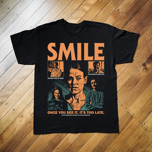 SMILE BLACK T-SHIRT