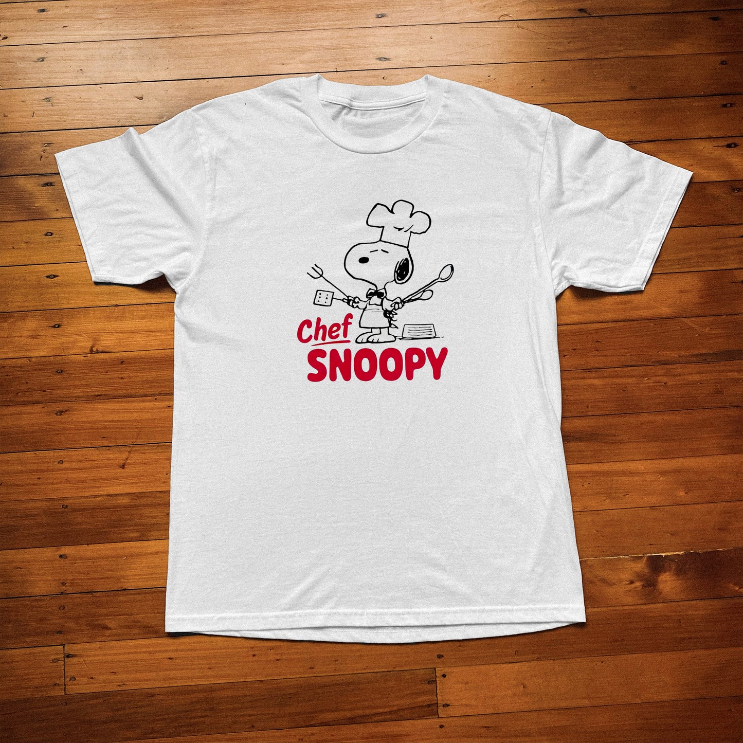 Chef Snoopy White Tee