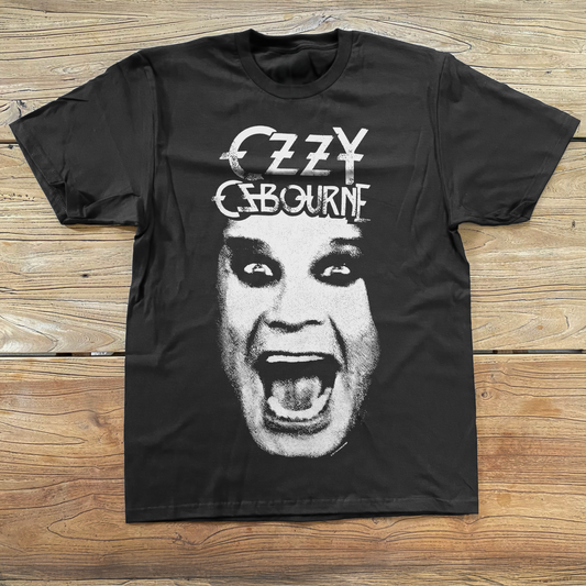 OSBOURNE 'SCREAM' GRAPHIC PRINT WASHED TEE