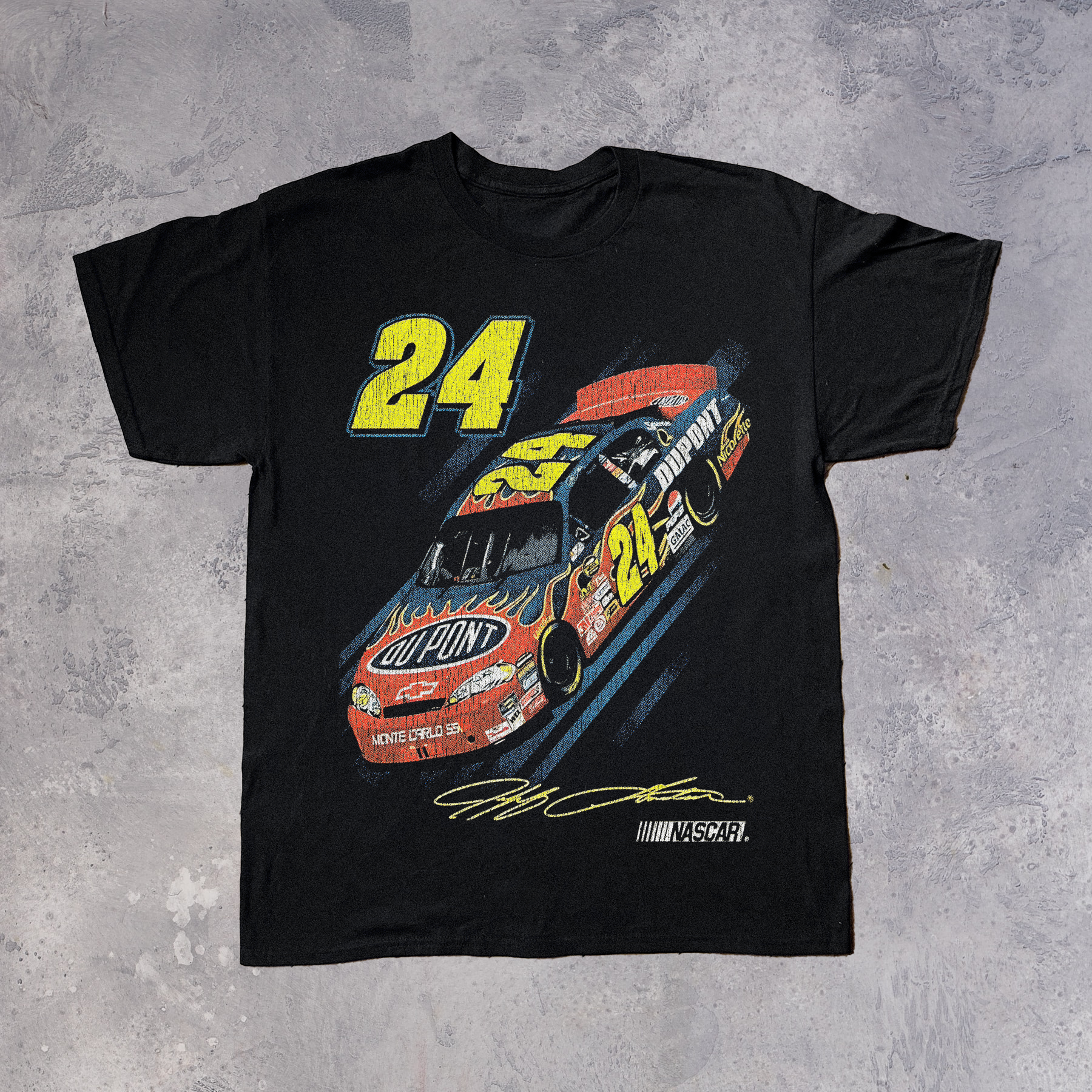 90'S JEFF GORDON VINTAGE BLACK T-SHIRT