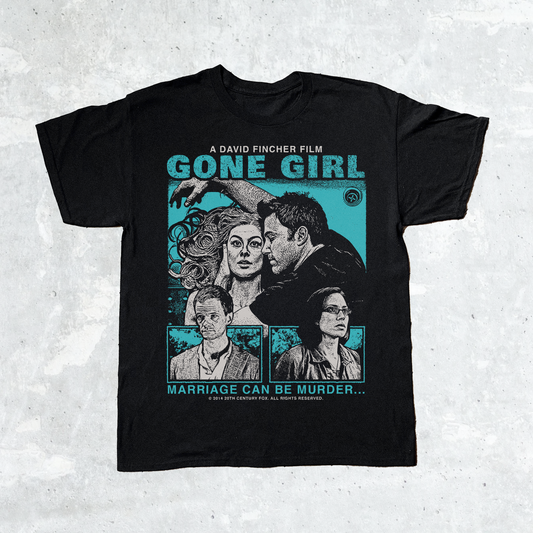 GONE GIRL BLACK T-SHIRT