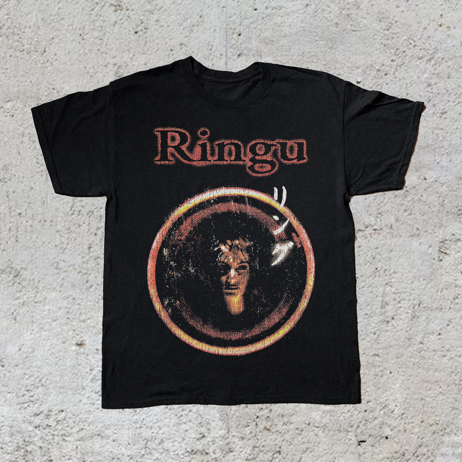 '98 JAPANESE RINGU PROMO BLACK T-SHIRT