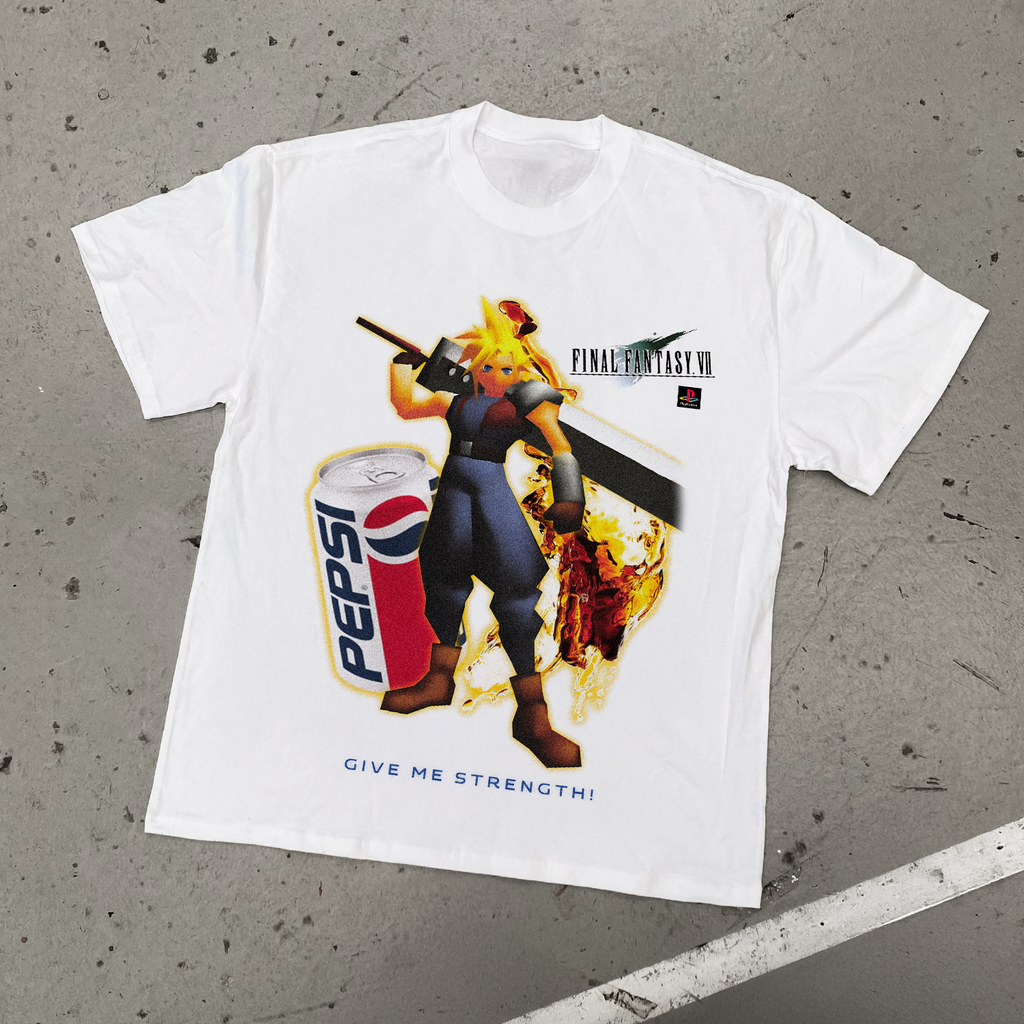 Special… 90s “FINAL FANTASY” FF7 Tシャツ Vintage Final Fantasy VII Shirt | Retro Box Art Design