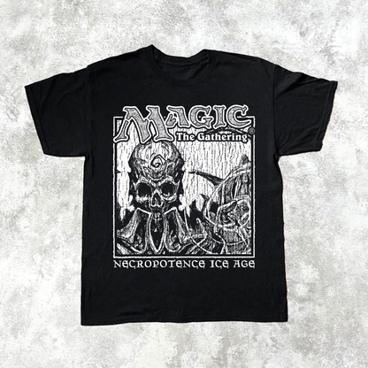 MVGIC THE GVTHERING NECROPOTENCE ICE AGE BLACK T-SHIRT