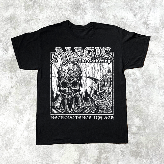 MVGIC THE GVTHERING NECROPOTENCE ICE AGE BLACK T-SHIRT
