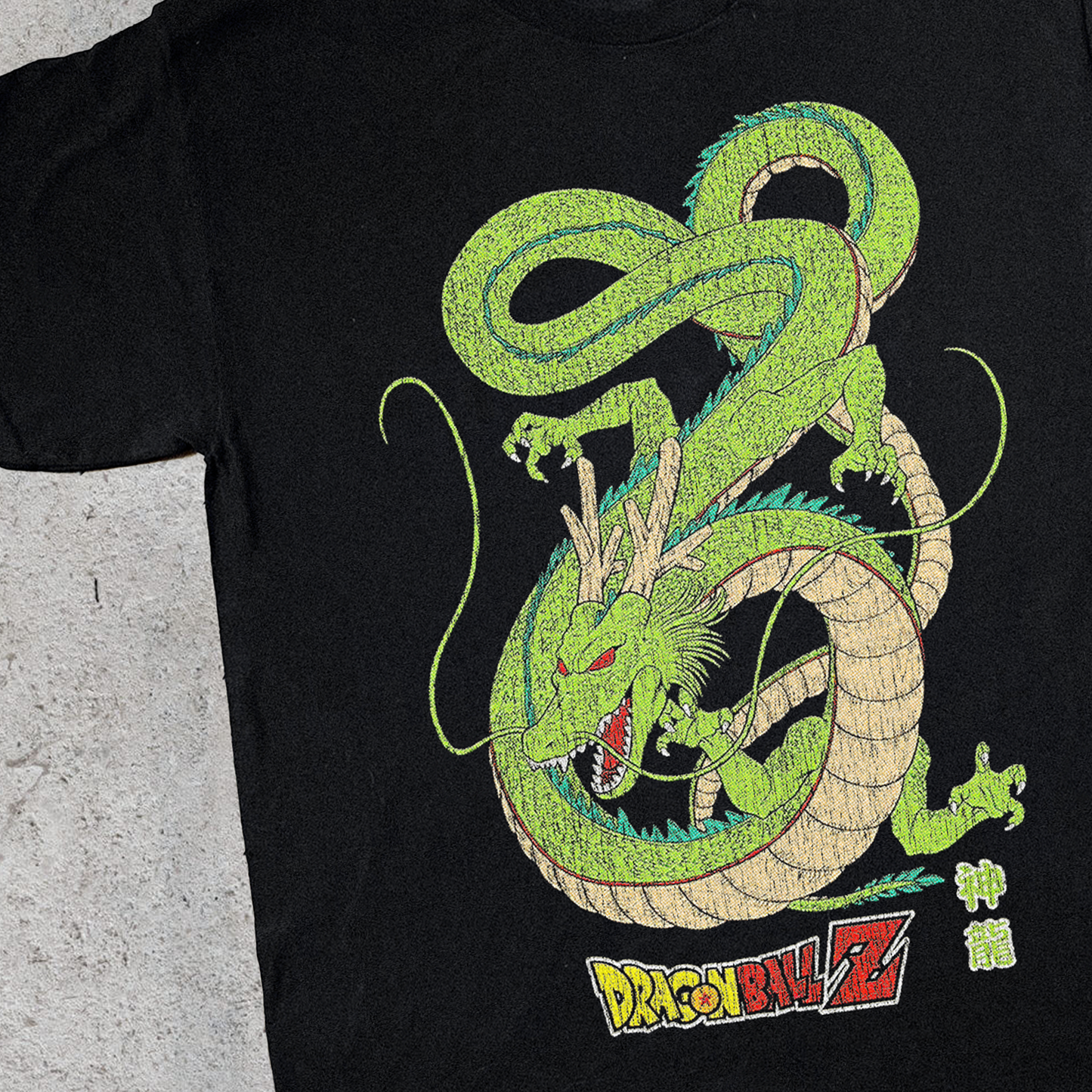 SHENRON DRAGON BALL Z VINTAGE BLACK T-SHIRT