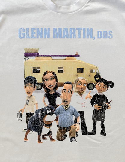Glenn Martin Dds Vintage White T-Shirt