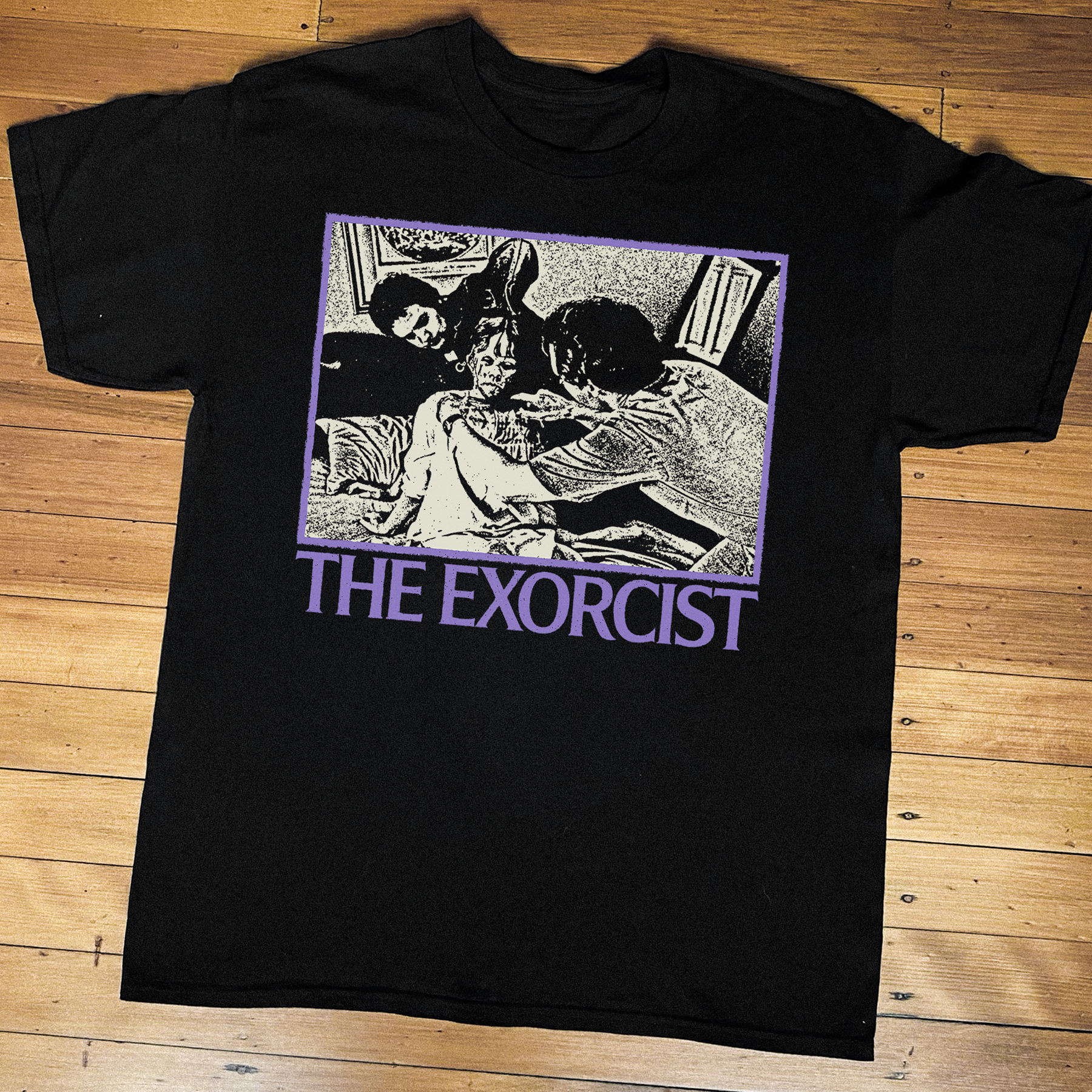 THE EXORCIST - BEHIND THE SCENES BLACK T-SHIRT