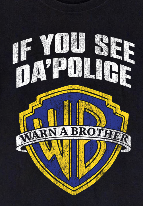 WARN A BROTHER VINTAGE BLACK T-SHIRT