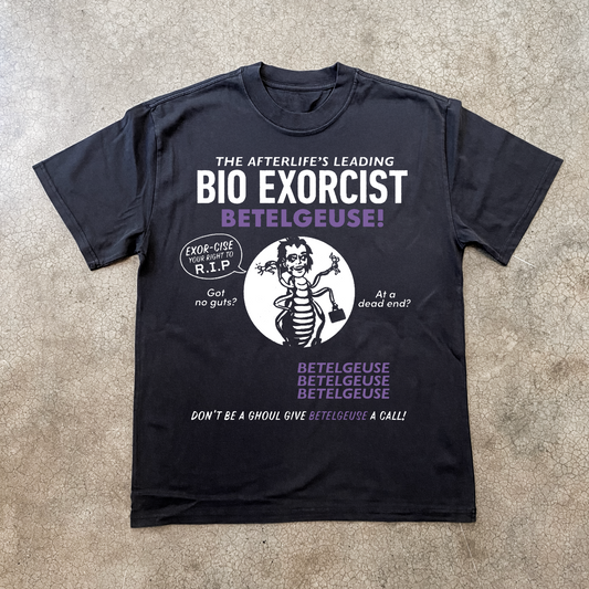 BEETLEJUICE PROMO BLACK T-SHIRT