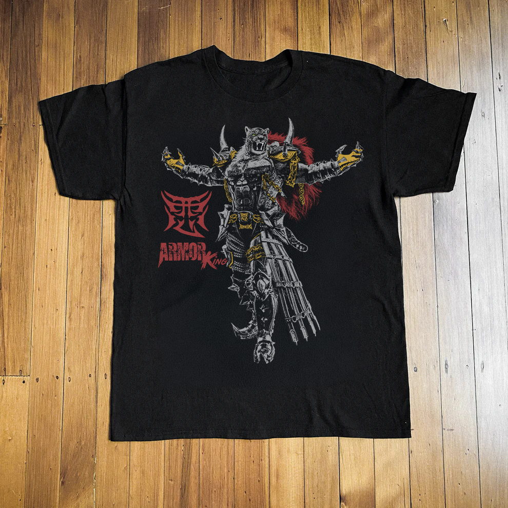 Armor King Washed Black Tee