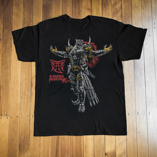 Armor King Washed Black Tee