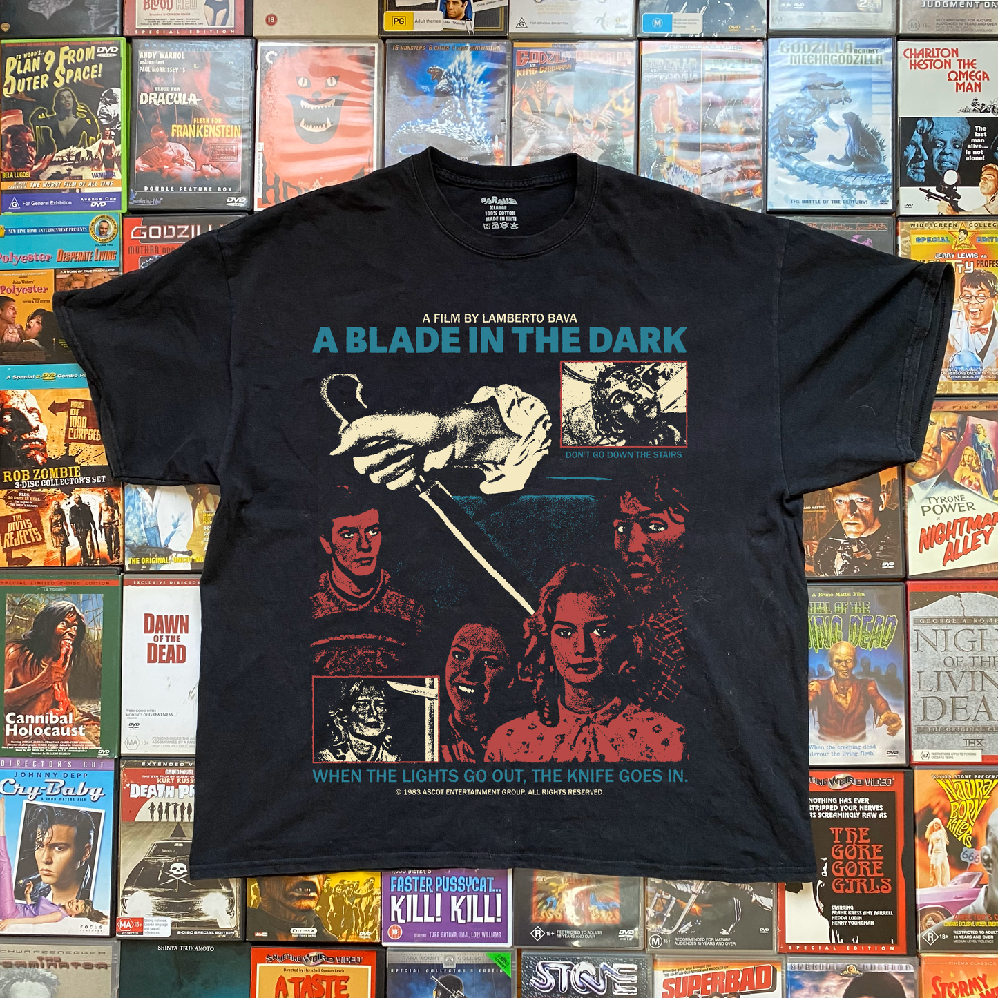 A BLADE IN THE DARK PROMO BLACK T-SHIRT