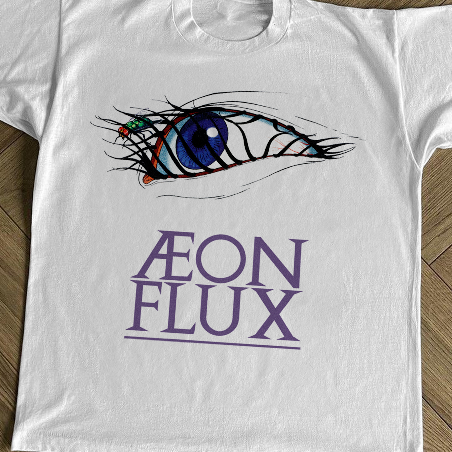 RETRO 'AEON FLUX' 1991 PROMO T-SHIRT WHITE