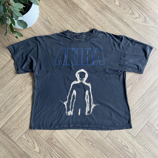 SUPER RARE 'AKIRA' 'GOD OF EMPTINESS' '93 PROMO BLACK T-SHIRT