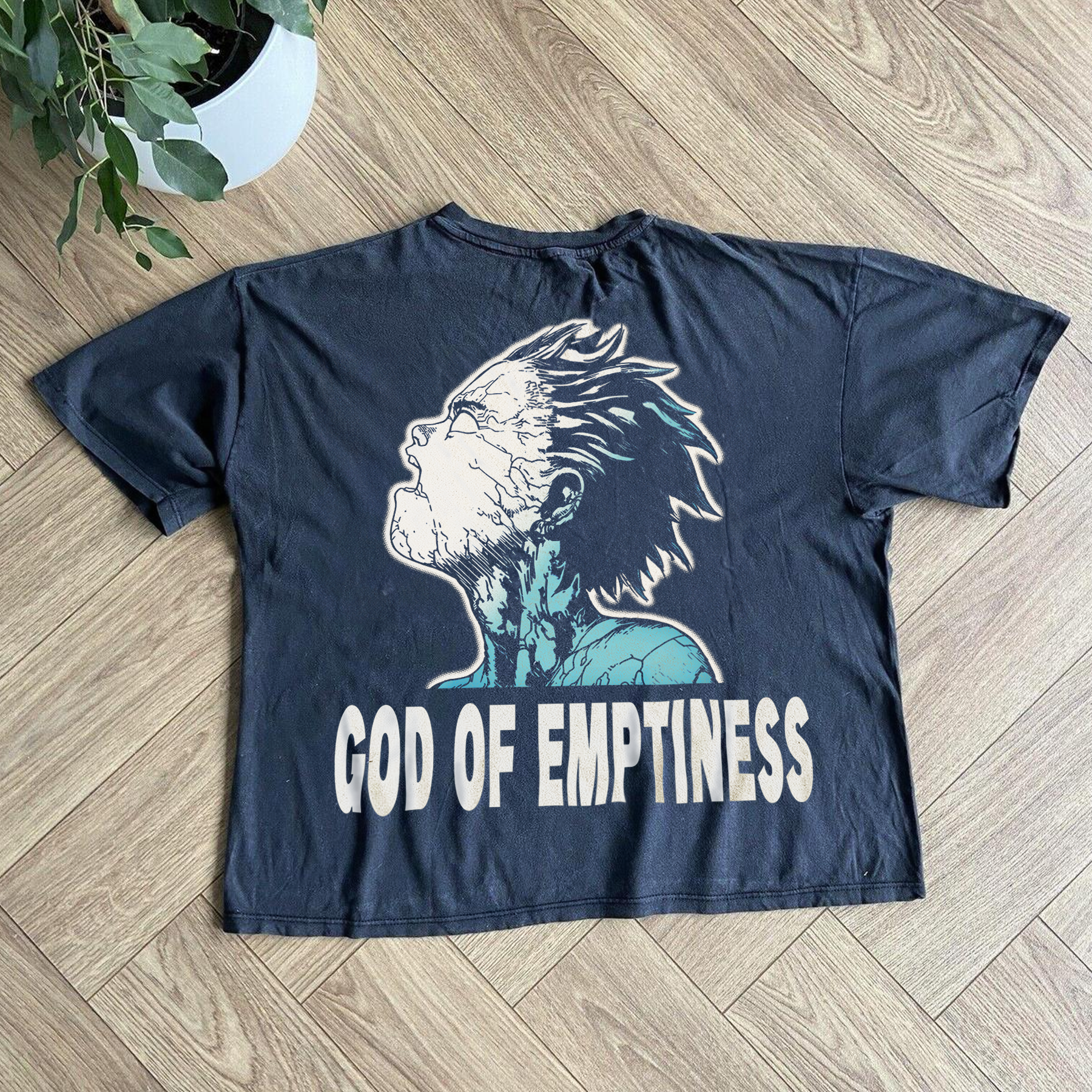 SUPER RARE 'AKIRA' 'GOD OF EMPTINESS' '93 PROMO BLACK T-SHIRT
