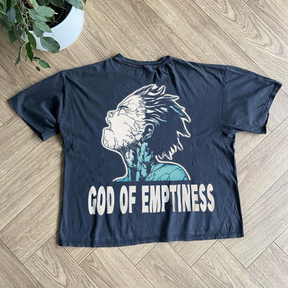 SUPER RARE 'AKIRA' 'GOD OF EMPTINESS' '93 PROMO BLACK T-SHIRT