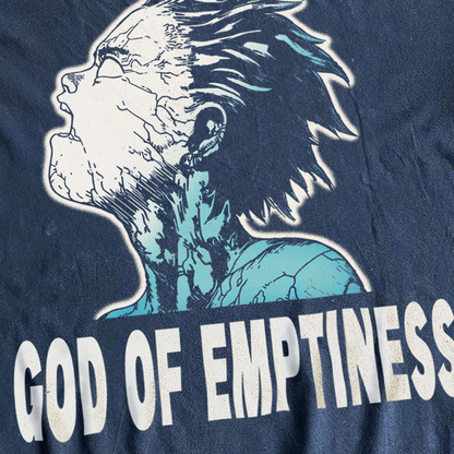 SUPER RARE 'AKIRA' 'GOD OF EMPTINESS' '93 PROMO BLACK T-SHIRT
