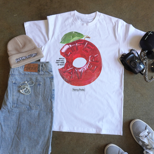APPLE LIFE SAVER WHITE T-SHIRT