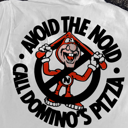 RETRO 90s 'AVOID THE NOID' WHITE T-SHIRT