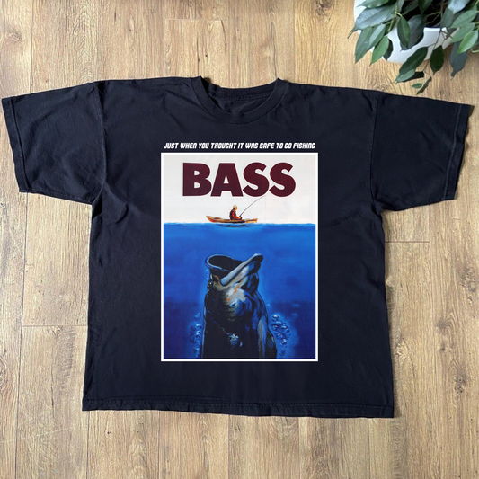 1999 BIG OL' BASS GAMING PROMO T-SHIRT BLACK