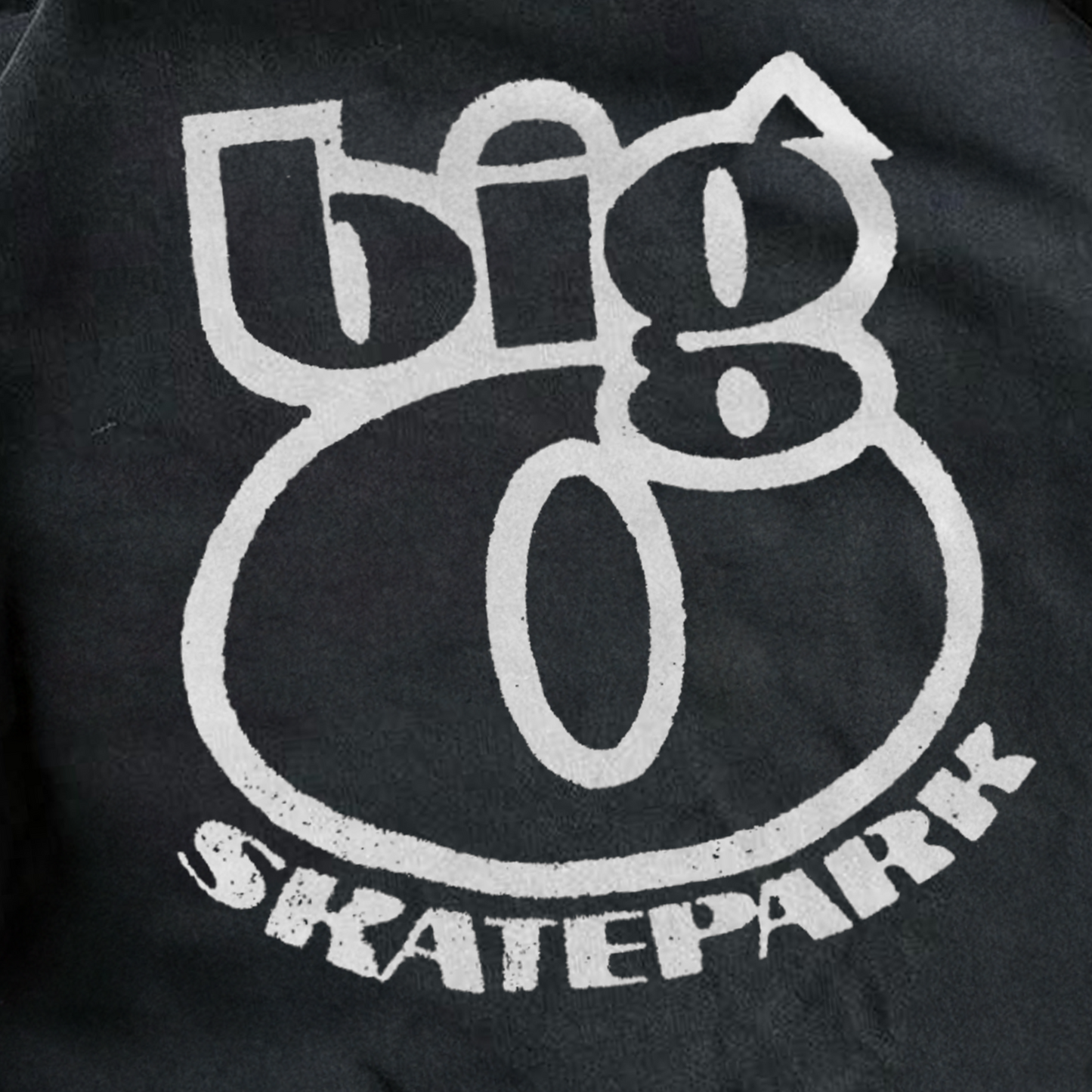 VINTAGE 'BIG-O SKATEPARK' LOGO BLACK CREWNECK SWEATSHIRT