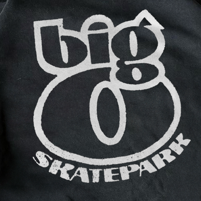 VINTAGE 'BIG-O SKATEPARK' LOGO BLACK CREWNECK SWEATSHIRT