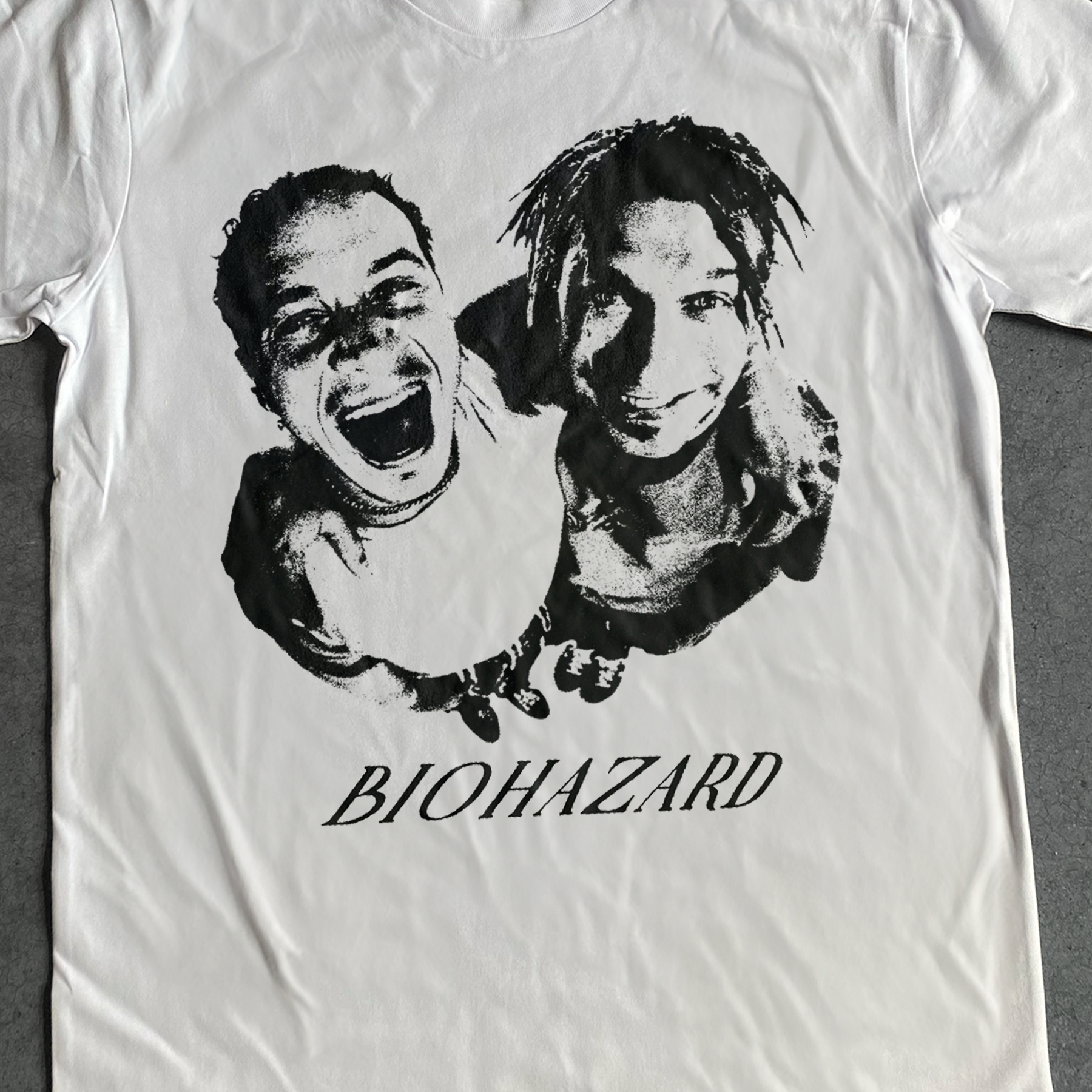 1997 'BIOHAZARD' BIODOME PROMO WHITE T-SHIRT