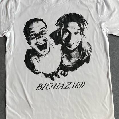 1997 'BIOHAZARD' BIODOME PROMO WHITE T-SHIRT