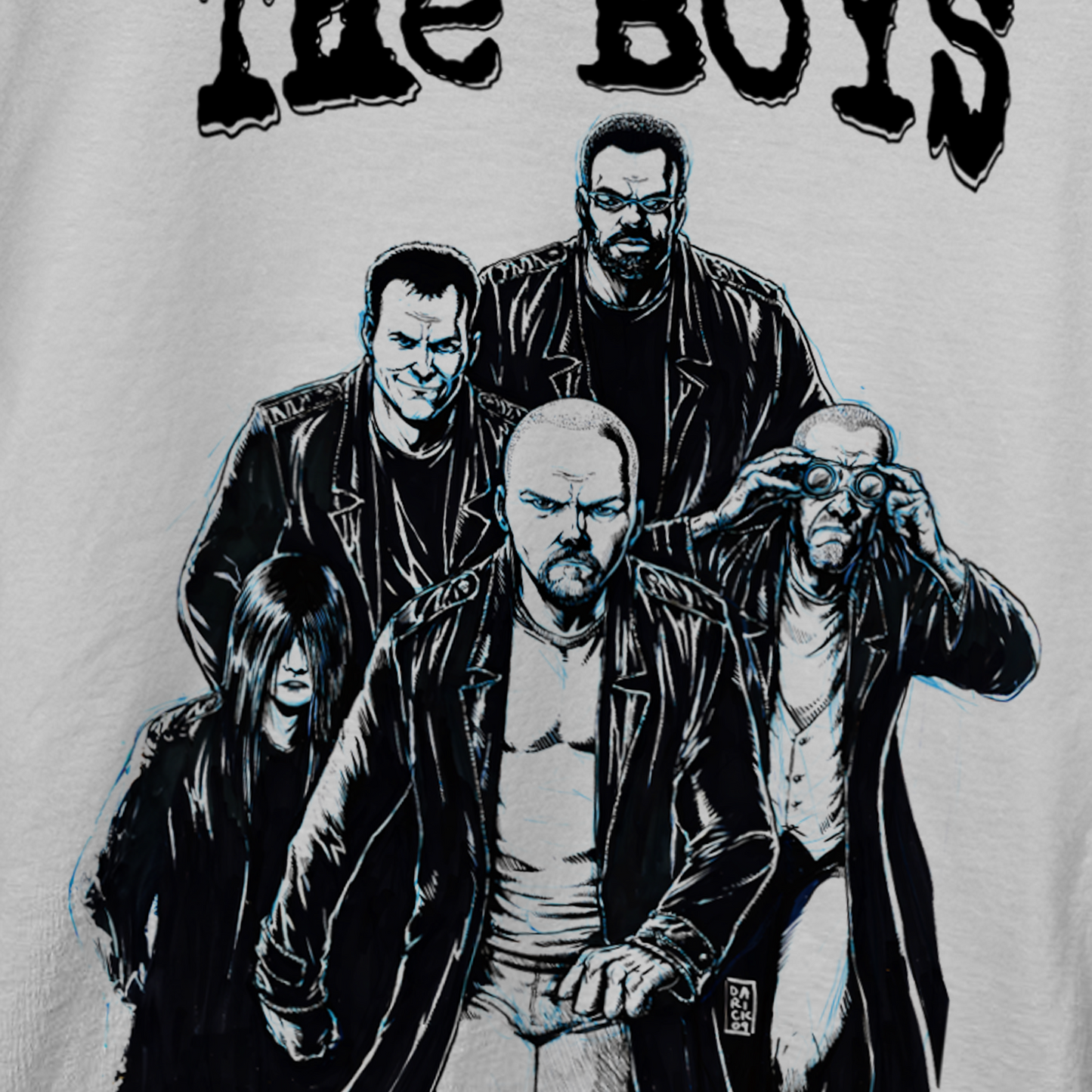 'THE BOYS ASSEMBLE' WHITE T-SHIRT