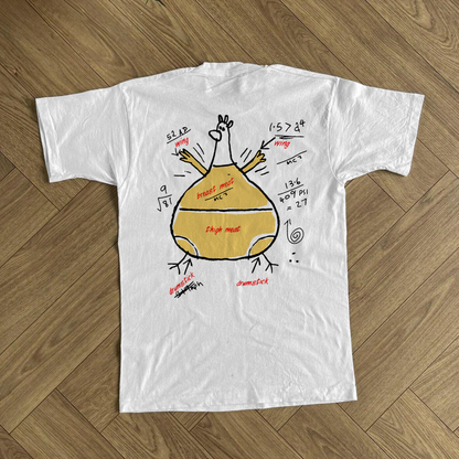 2000 'CHICKEN RUN' PROMO WHITE T-SHIRT