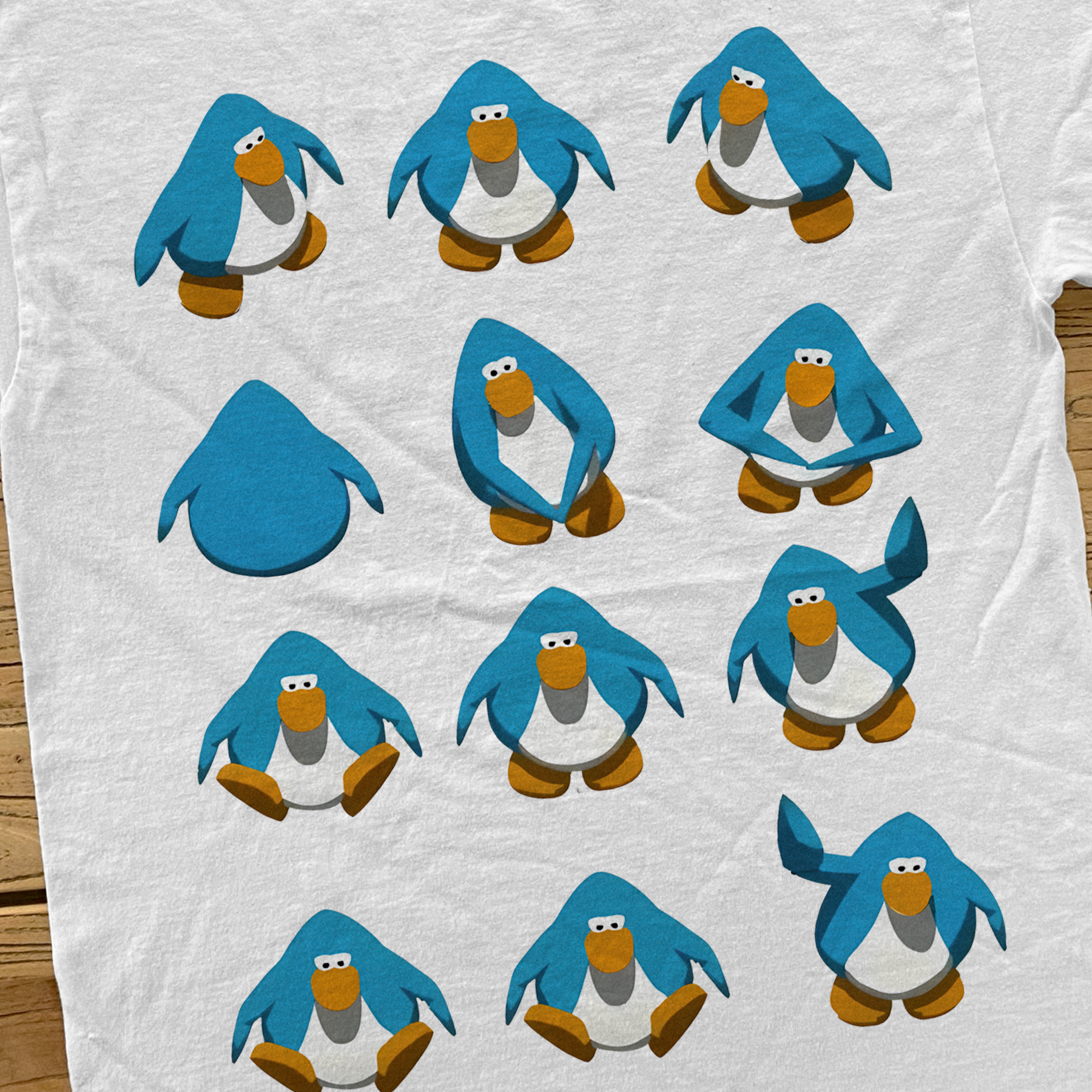 PENGUIN DANCE CLUB WHITE T-SHIRT