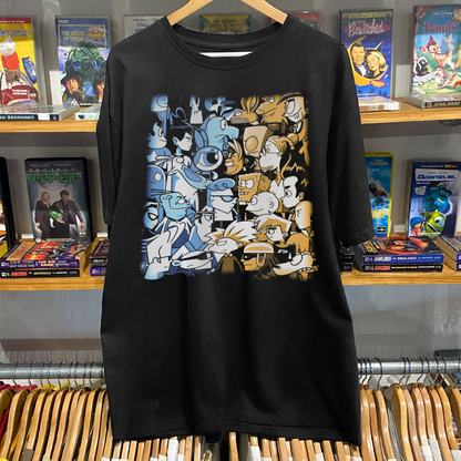 00s 'CN VS NICK' BLACK T-SHIRT