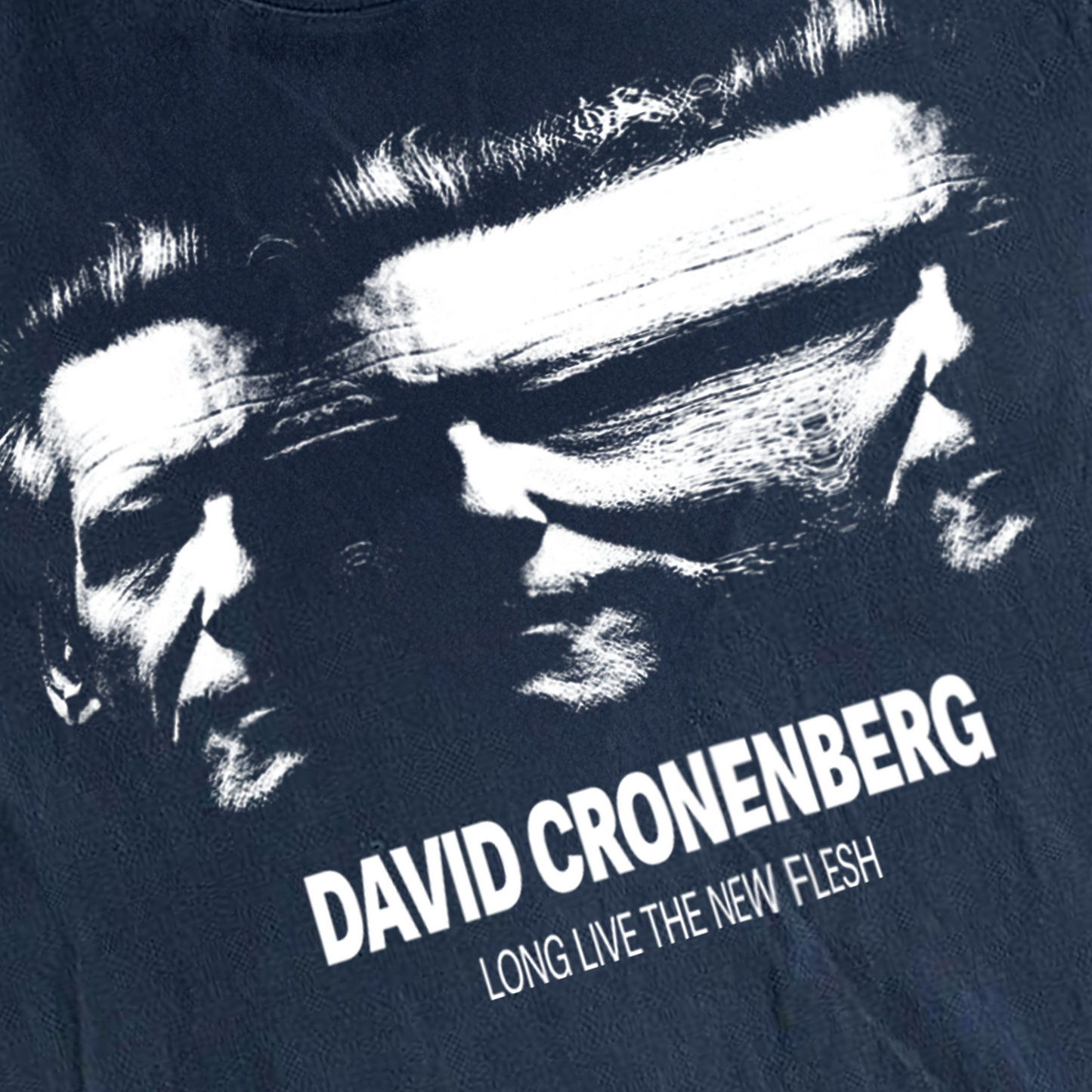DAVID CRONENBERG 'LONG LIVE THE NEW FLESH' BLACK T-SHIRT
