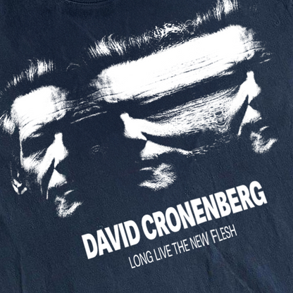 DAVID CRONENBERG 'LONG LIVE THE NEW FLESH' BLACK T-SHIRT