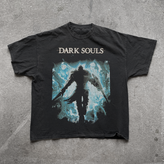 DVRK SOULS BLACK WASHED T-SHIRT