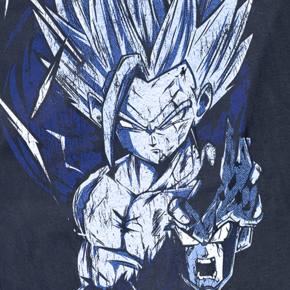 VINTAGE 00s DRAGON BALL-Z 'GOHAN SUPER SAYAIN 2' BLACK T-SHIRT