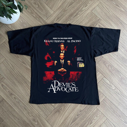 'DEVIL'S ADVOCATE' 1998 PAY-PER-VIEW PROMO BLACK TEE