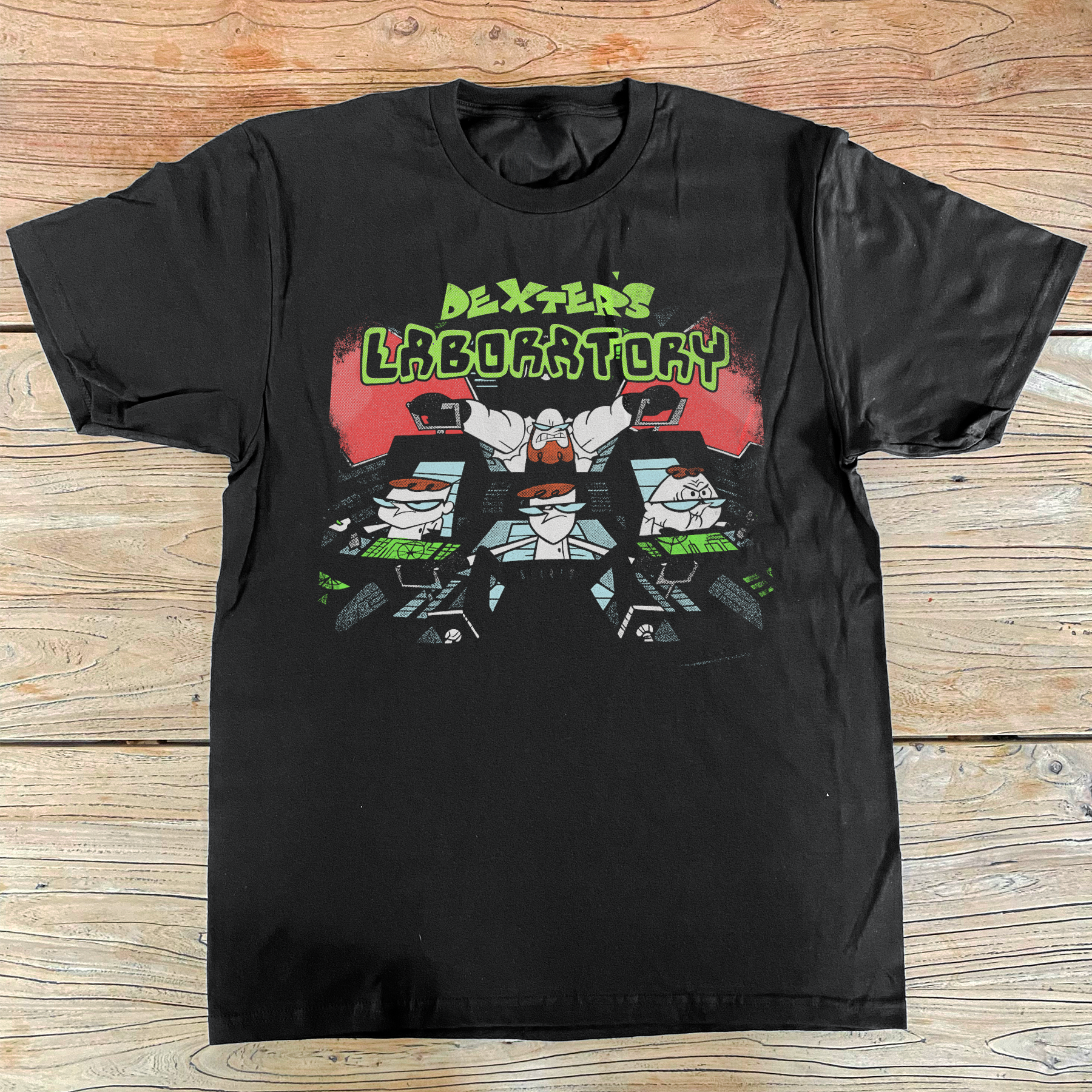 'DEXTER'S LABORATORY' BLACK T-SHIRT