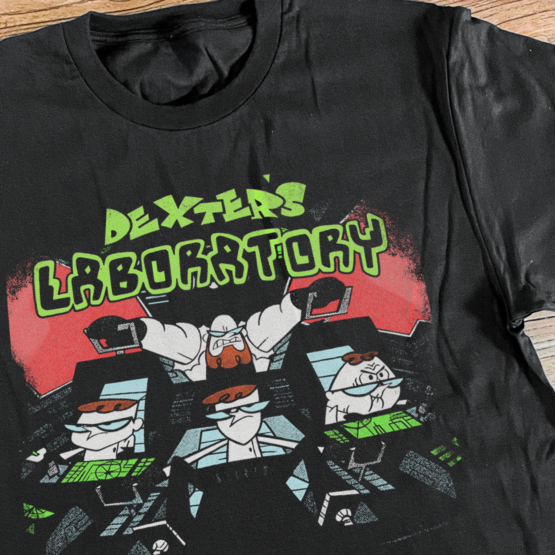 'DEXTER'S LABORATORY' BLACK T-SHIRT