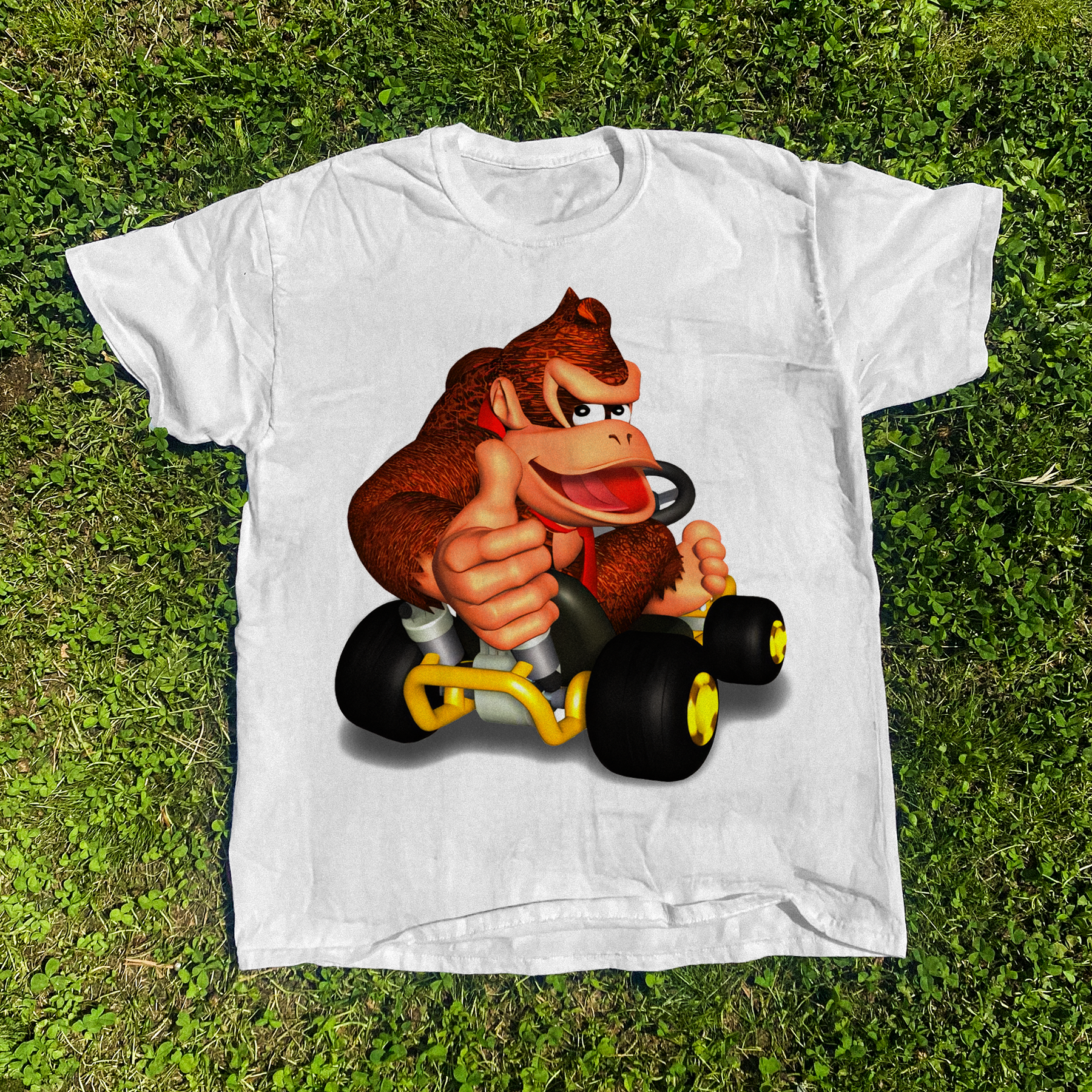 DONKEY KONG 'RACING KART' WHITE T-SHIRT